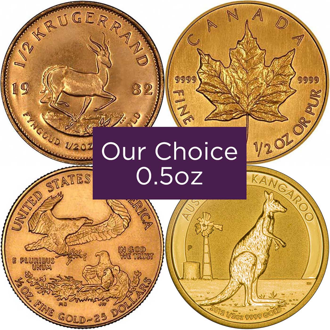 half ounce gold coin